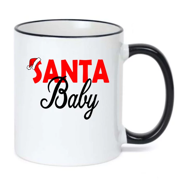 Santa Baby Black Color Changing Mug