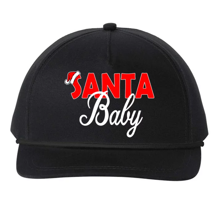 Santa Baby Snapback Five-Panel Rope Hat