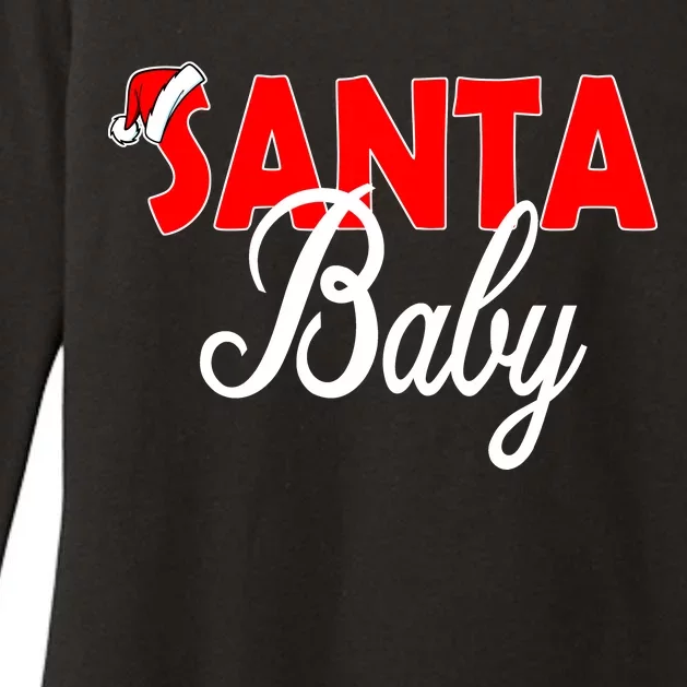 Santa Baby Womens CVC Long Sleeve Shirt