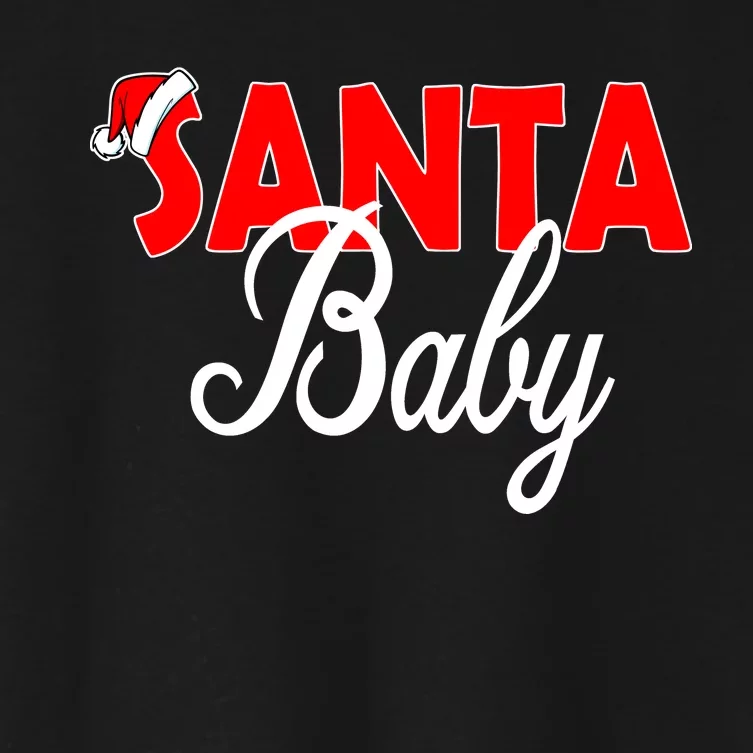 Santa Baby Women's Crop Top Tee