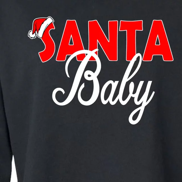 Santa Baby Cropped Pullover Crew