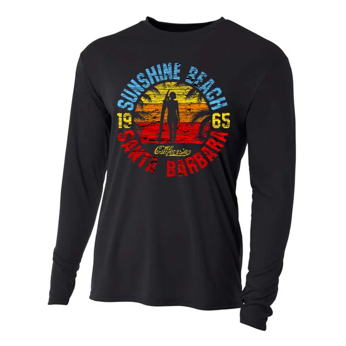 Santa Barbara California Cooling Performance Long Sleeve Crew