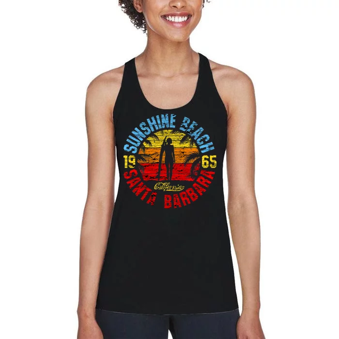 Santa Barbara California Women's Racerback Tank