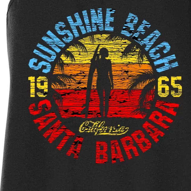 Santa Barbara California Women's Racerback Tank