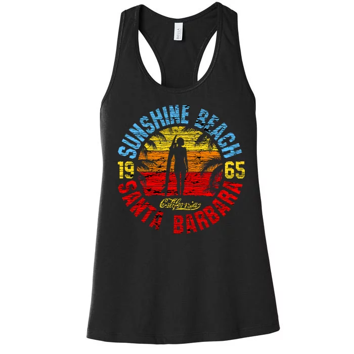 Santa Barbara California Women's Racerback Tank