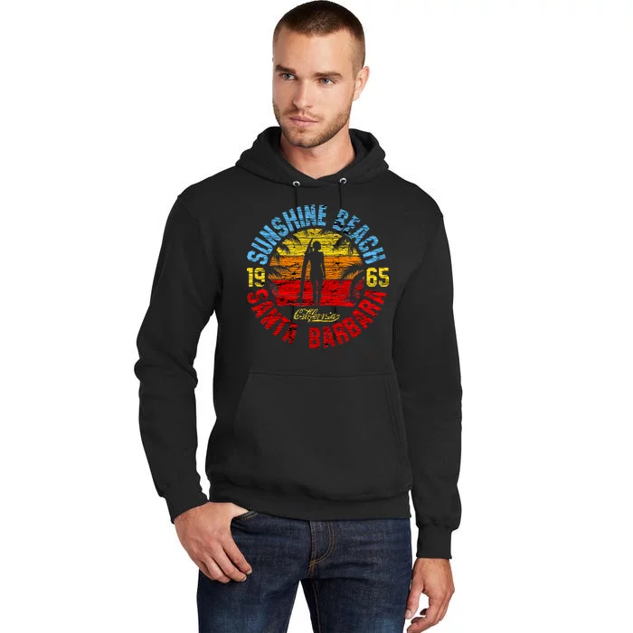 Santa Barbara California Tall Hoodie