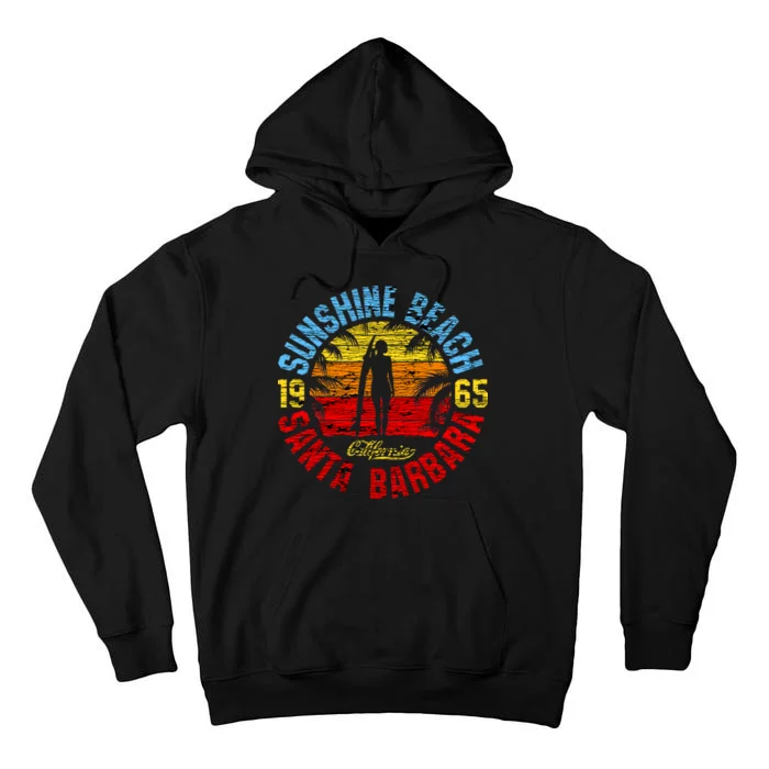 Santa Barbara California Tall Hoodie