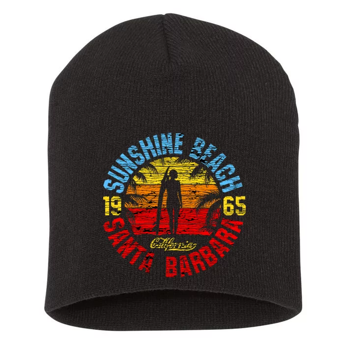 Santa Barbara California Short Acrylic Beanie