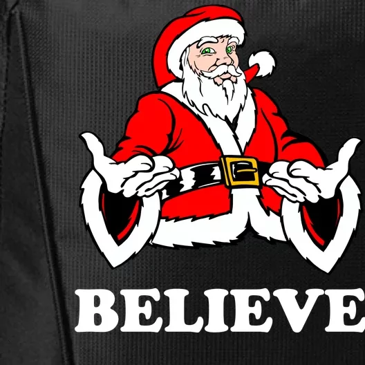 Santa Believe City Backpack