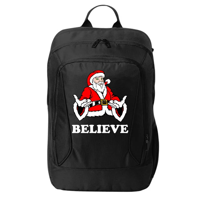 Santa Believe City Backpack