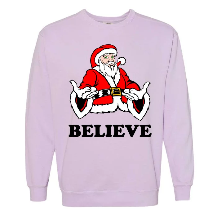 Santa Believe Garment-Dyed Sweatshirt