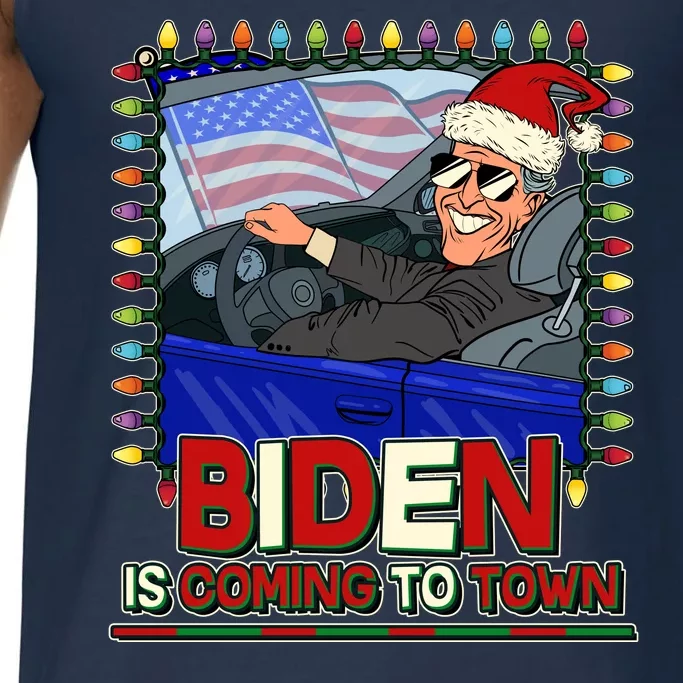 Santa Biden Is Coming To Town Christmas Comfort Colors® Tank Top