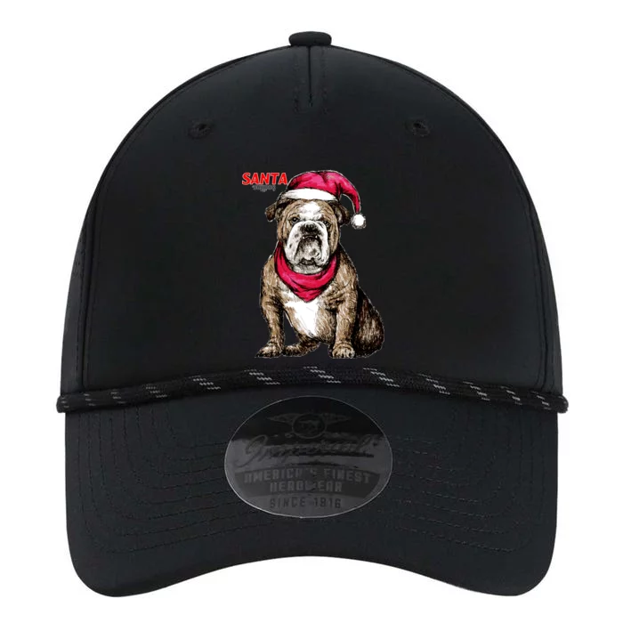 Santa Bulldog Christmas Hat Performance The Dyno Cap