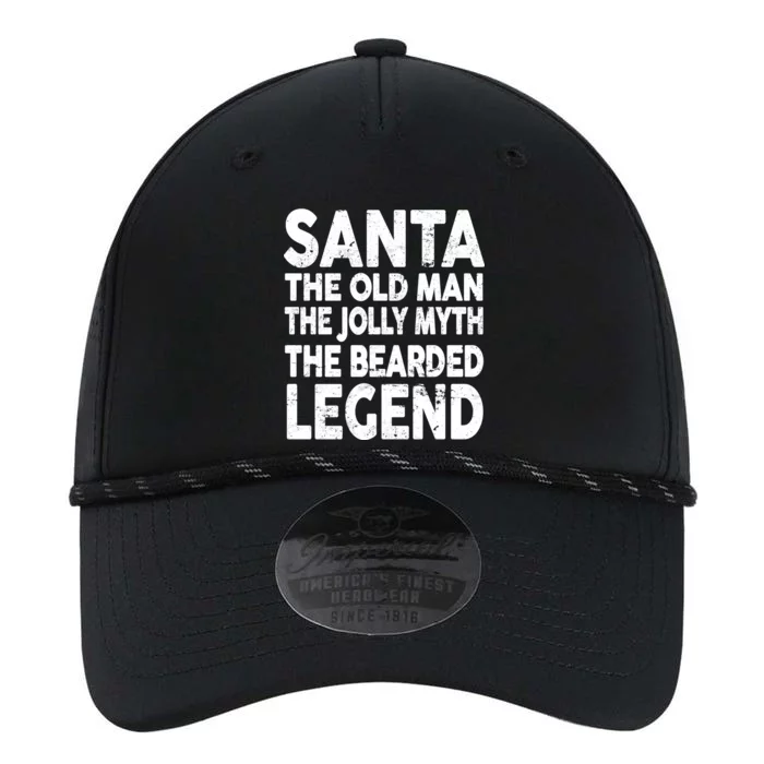 Santa Christmas The Old Man Jolly Myth Bearded Legend Performance The Dyno Cap