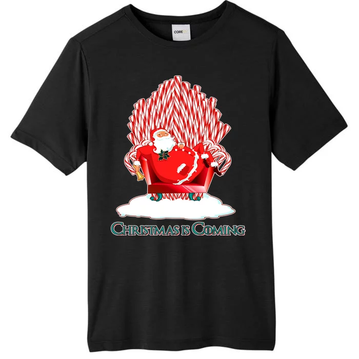 Santa Claus Christmas Is Coming GOT ChromaSoft Performance T-Shirt