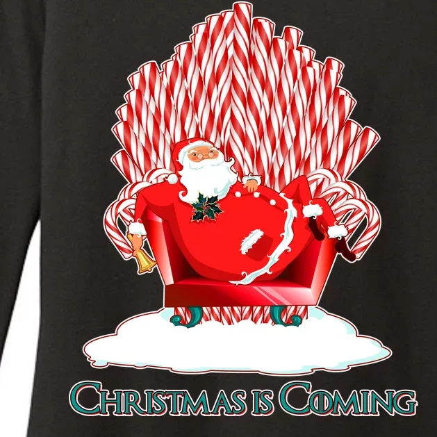 Santa Claus Christmas Is Coming GOT Womens CVC Long Sleeve Shirt