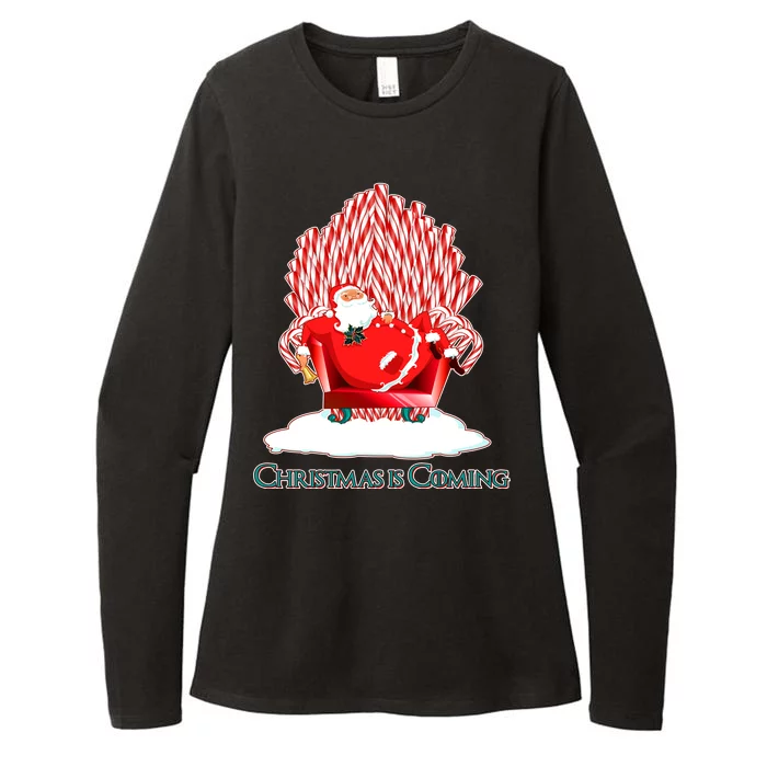 Santa Claus Christmas Is Coming GOT Womens CVC Long Sleeve Shirt