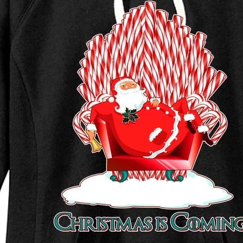 Santa Claus Christmas Is Coming GOT Women's Fleece Hoodie