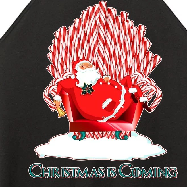 Santa Claus Christmas Is Coming GOT Women’s Perfect Tri Rocker Tank