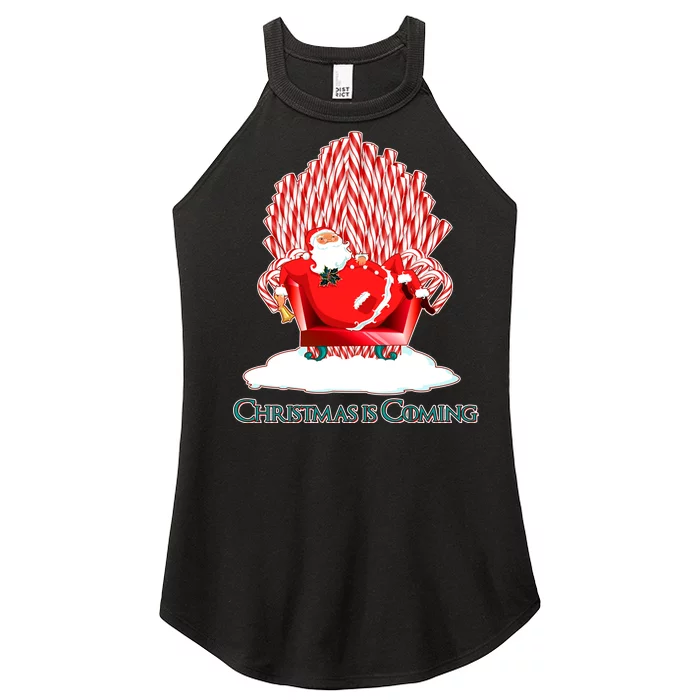 Santa Claus Christmas Is Coming GOT Women’s Perfect Tri Rocker Tank