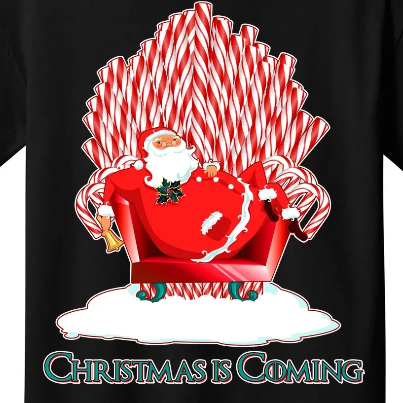 Santa Claus Christmas Is Coming GOT Kids T-Shirt