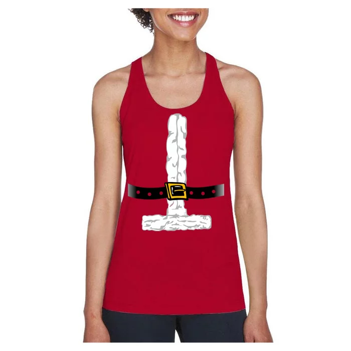 Santa Claus costume Women's Racerback Tank