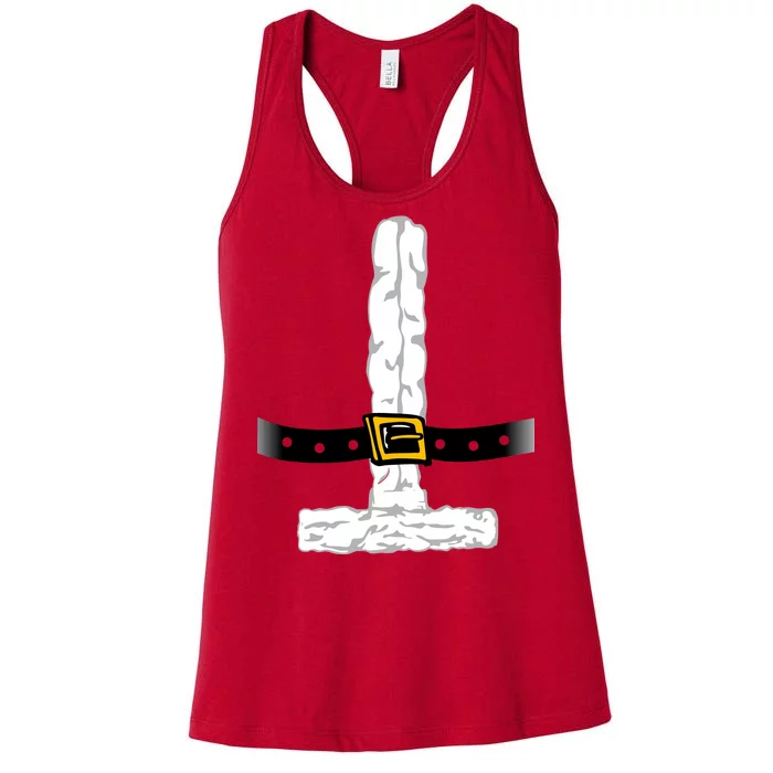 Santa Claus costume Women's Racerback Tank