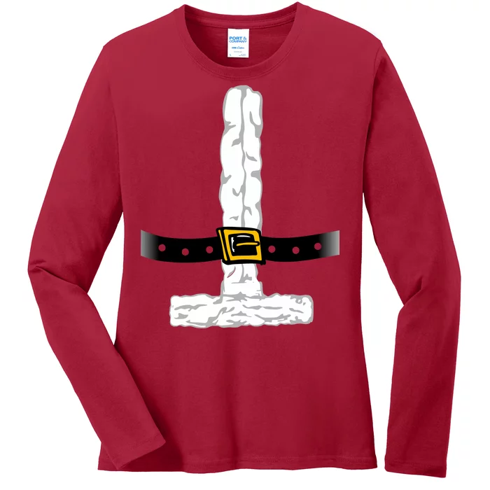 Santa Claus costume Ladies Long Sleeve Shirt