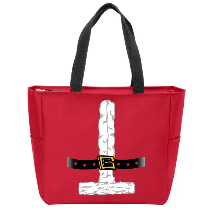 Santa Claus costume Zip Tote Bag