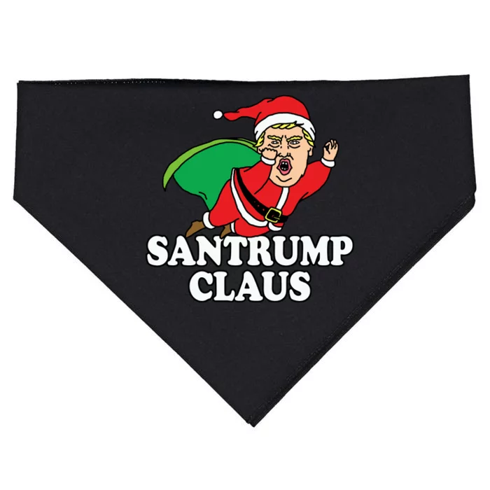 Santa Claus Donald Trump Santatrump USA-Made Doggie Bandana