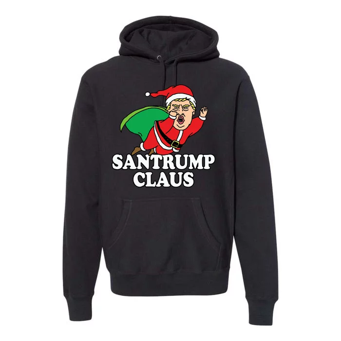 Santa Claus Donald Trump Santatrump Premium Hoodie