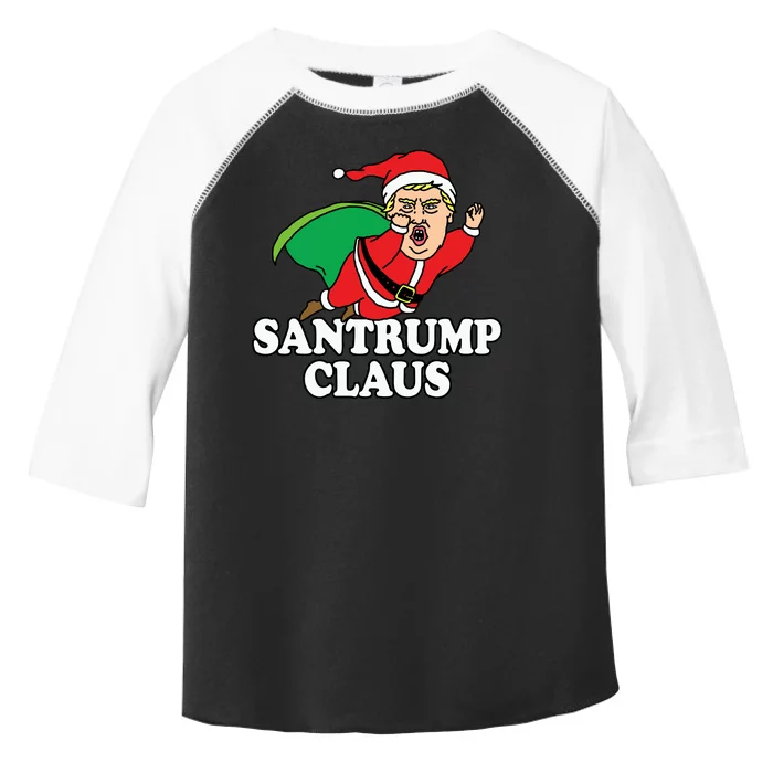 Santa Claus Donald Trump Santatrump Toddler Fine Jersey T-Shirt