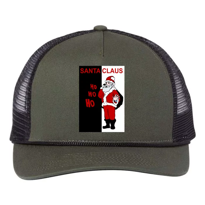 Santa Claus Gangster Ho Ho Ho Retro Rope Trucker Hat Cap