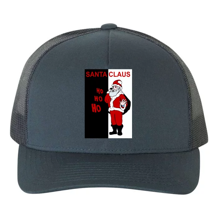 Santa Claus Gangster Ho Ho Ho Yupoong Adult 5-Panel Trucker Hat