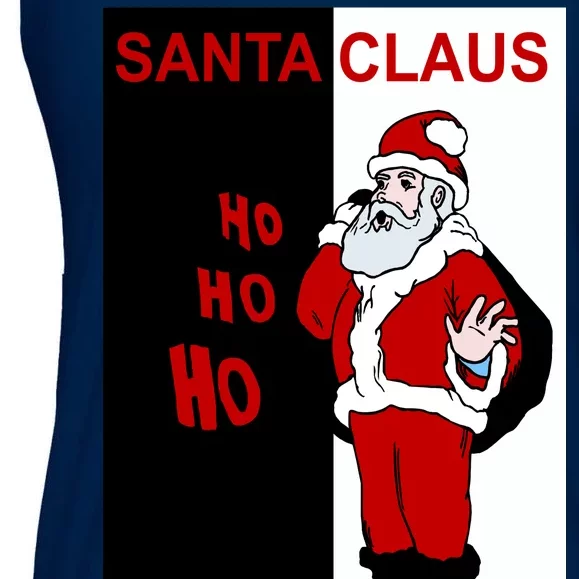 Santa Claus Gangster Ho Ho Ho Ladies Essential Flowy Tank