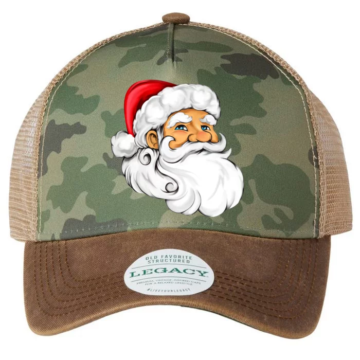 Santa Claus Head Legacy Tie Dye Trucker Hat