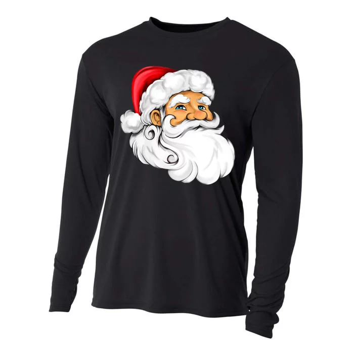 Santa Claus Head Cooling Performance Long Sleeve Crew