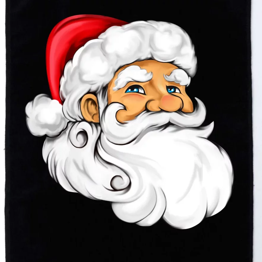 Santa Claus Head Platinum Collection Golf Towel