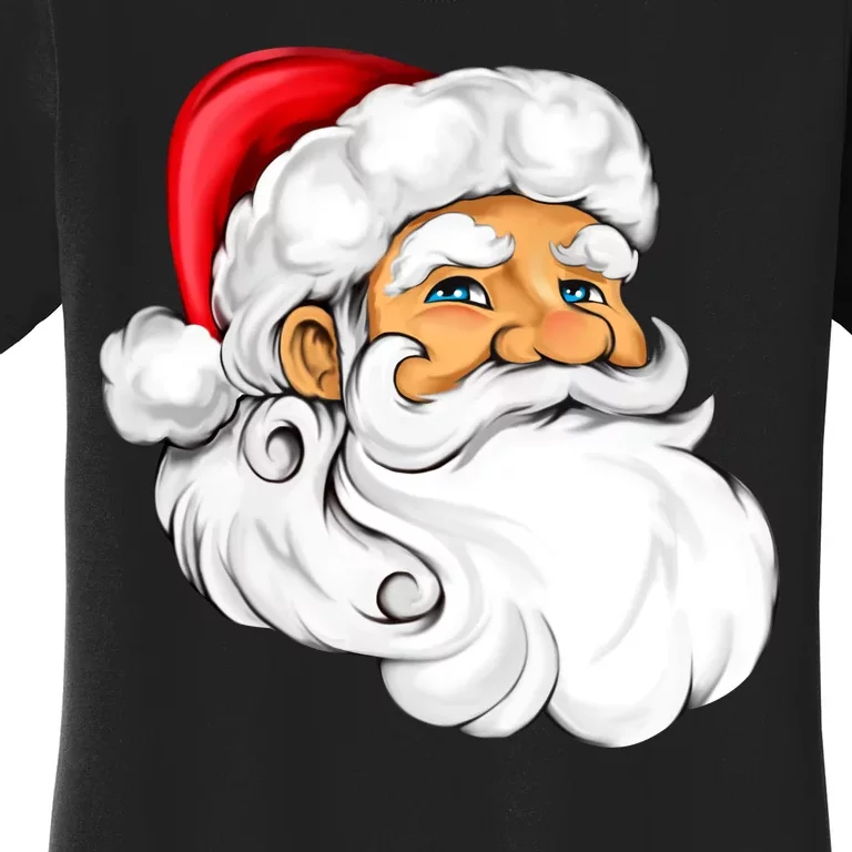 Santa Claus Head Women's T-Shirt