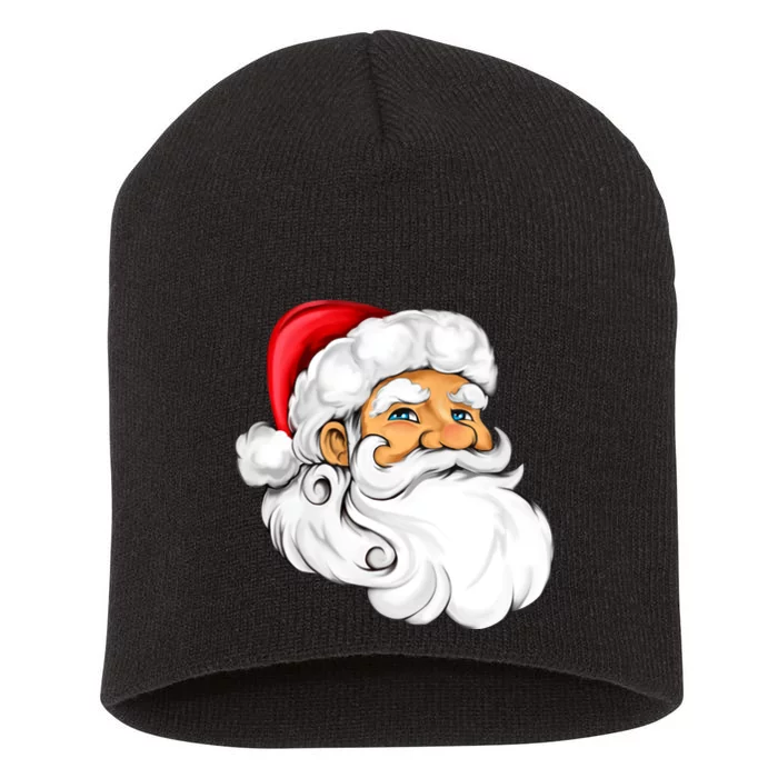 Santa Claus Head Short Acrylic Beanie