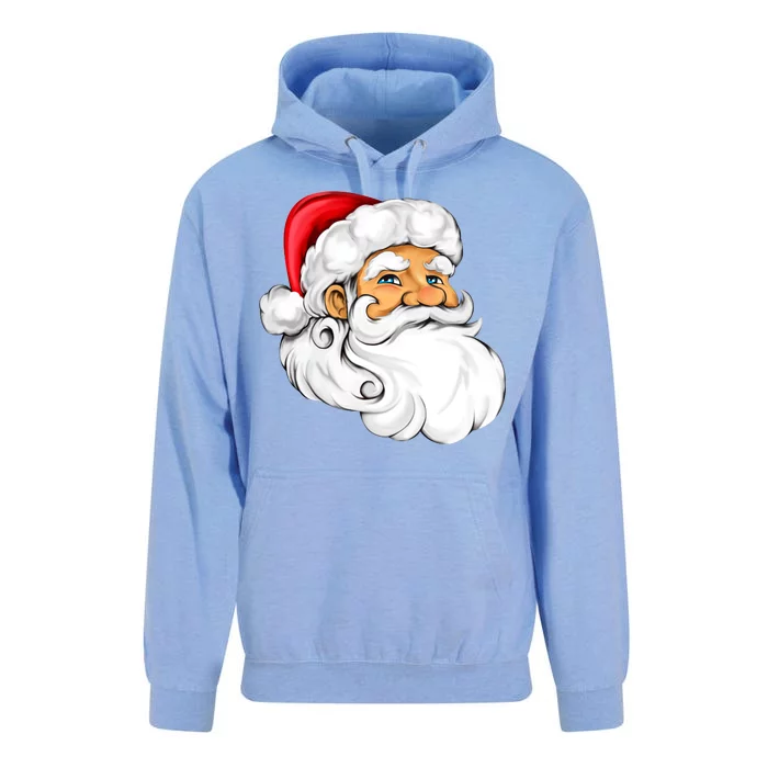 Santa Claus Head Unisex Surf Hoodie