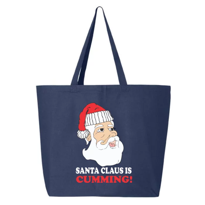 Santa Claus Is Cumming Dirty Humor 25L Jumbo Tote