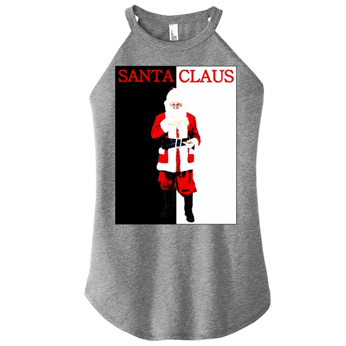 Santa Claus Mafia Movie Poster Christmas Women’s Perfect Tri Rocker Tank