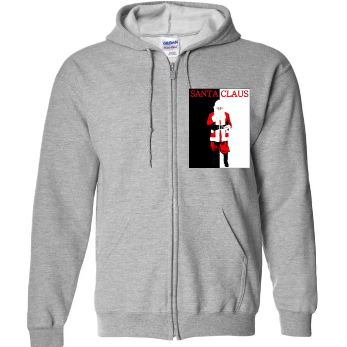 Santa Claus Mafia Movie Poster Christmas Full Zip Hoodie