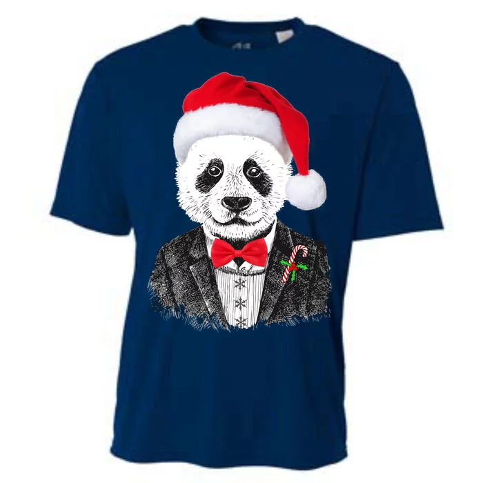 Santa Claus Panda Bear Cooling Performance Crew T-Shirt