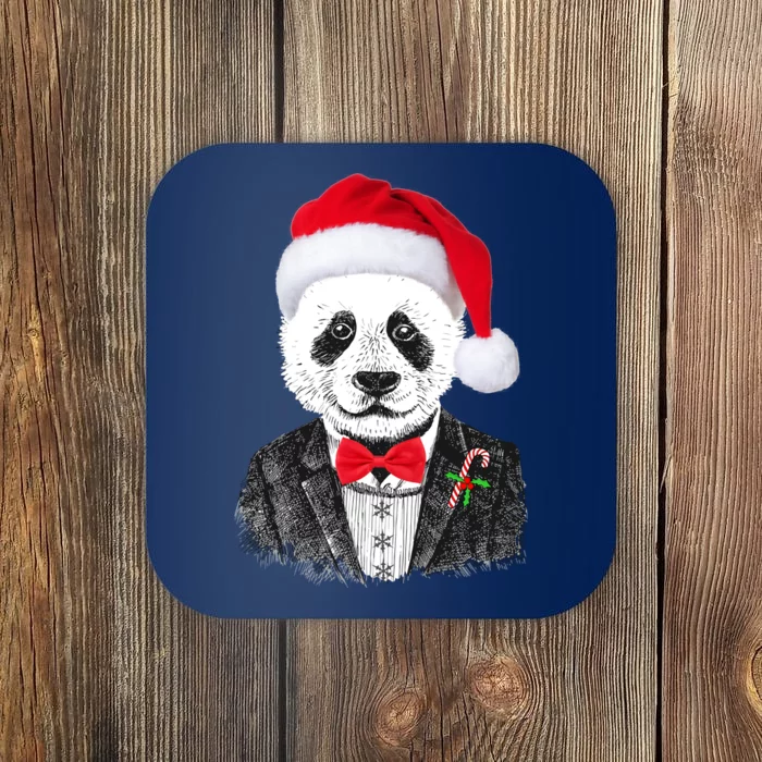 Santa Claus Panda Bear Coaster