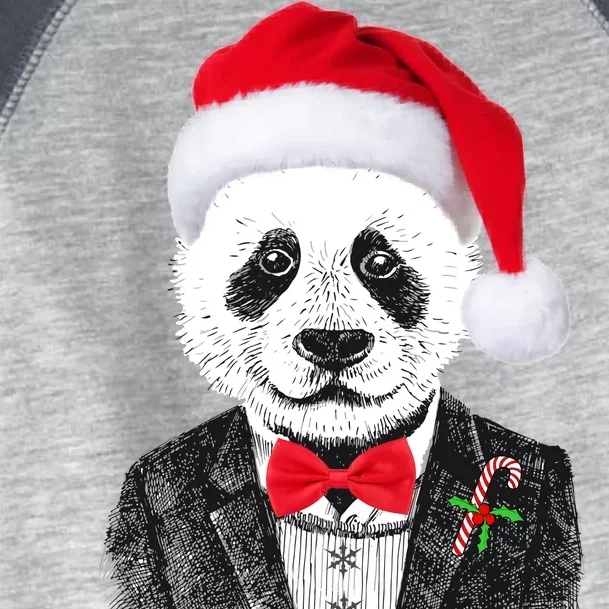 Santa Claus Panda Bear Toddler Fine Jersey T-Shirt