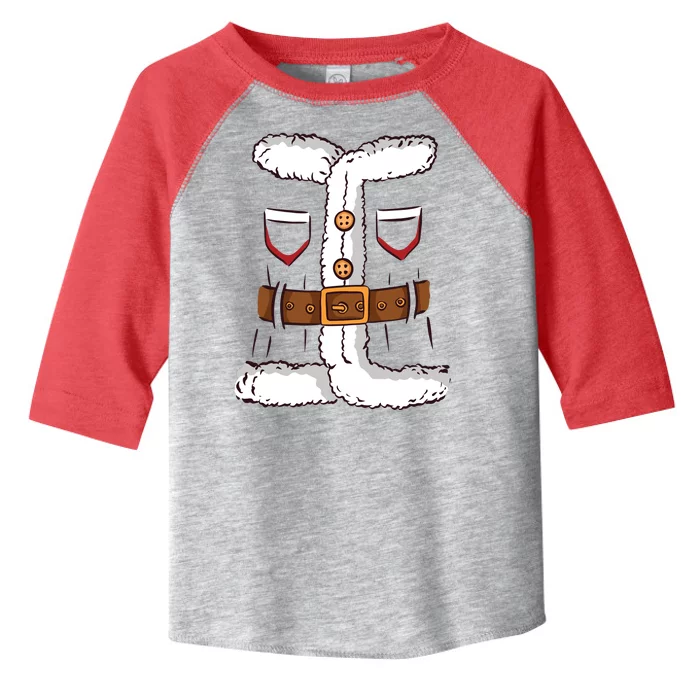 Santa Clause Costume Funny Chrismas Suit Toddler Fine Jersey T-Shirt