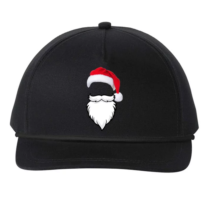 Santa Clause Mustache Beard Hat Snapback Five-Panel Rope Hat