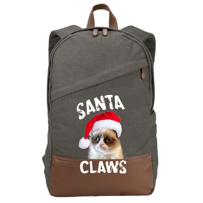 Santa Claws Cotton Canvas Backpack